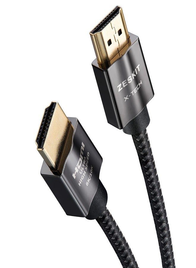 Zeskit X-Tech 48Gbps Ultra High Speed HDMI Cable 10ft, 8K60 4K120 144Hz eARC HDR HDCP 2.2 2.3 Compatible with Dolby Vision Apple TV 4K Roku Sony LG Samsung Xbox Series X RTX 3080 PS4 PS5 - Image 5